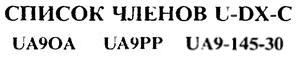 Радиолюбитель КВ и УКВ №04 1998 UA9OA, UA9PP и UA9-145-30 в списке членов клуба U-DX-C