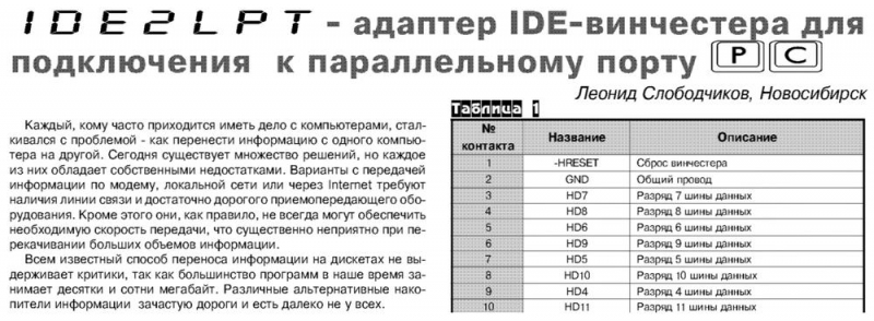 Радиохобби №2 1999 Леонид Слободчиков в разделе Цифровая техника