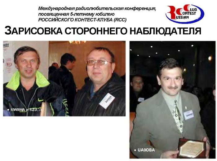 Радиолюбитель КВ и УКВ №11 2002 RZ9UA и UA9OBA на конференции RCC
