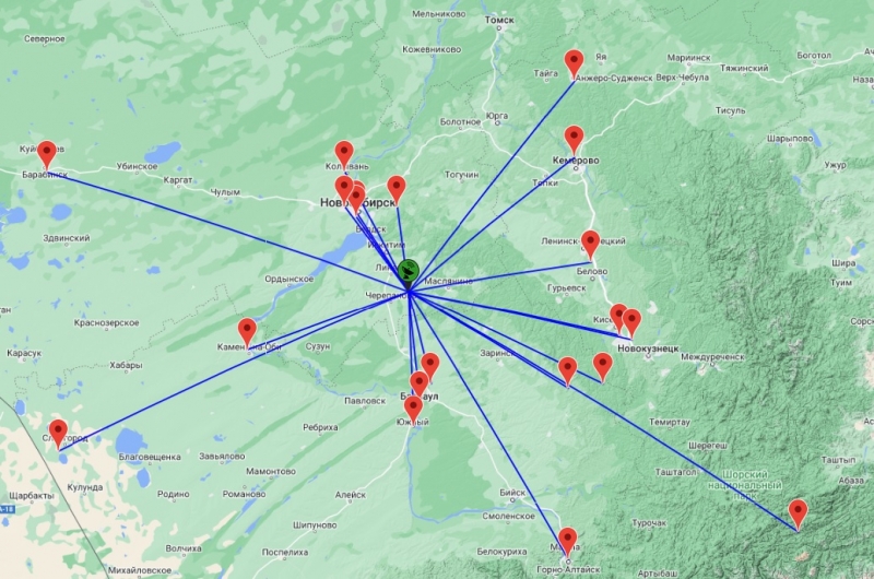 карта 144 МГц