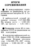 Радио №12 1987 UA9-145-197 в Кубке Ю.А. Гагарина и в 42-м чемпионате СССР на КВ телеграфом