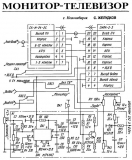 Радио №07 1994 С. Желудков о переделке монитора МС-6105 в телевизор