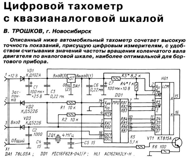 Радио №06 2005 В. Трошков со статьёй о цифровом тахометре